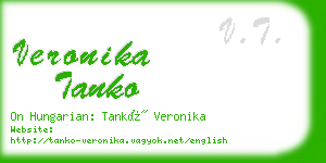 veronika tanko business card